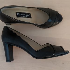 Etienne Aigner Shoes Open Toe Heels